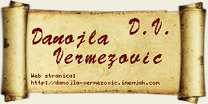 Danojla Vermezović vizit kartica